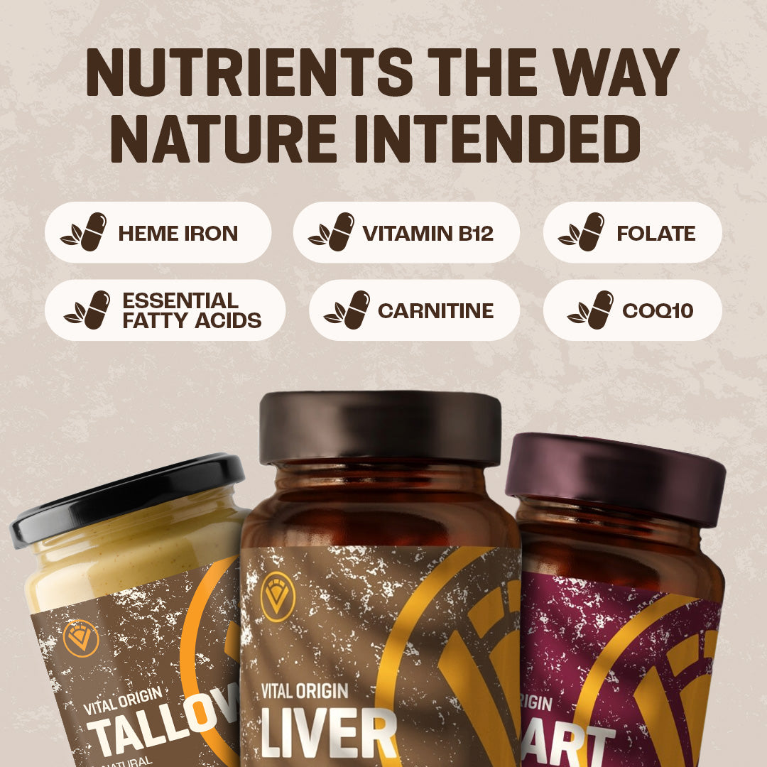 Vital Origin Animal Based Energy Stack — ethical regenerative organ supplement