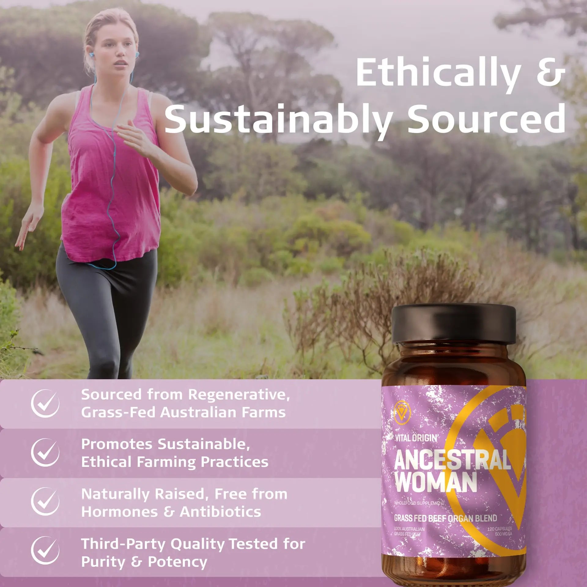 sustainably sourced beef organs for women