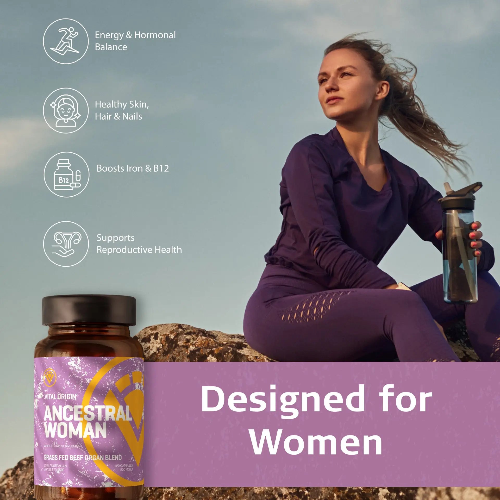 Ancestral Woman Beef Organ Blend Capsules